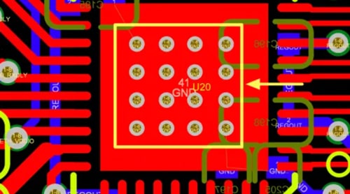 Thermal vias