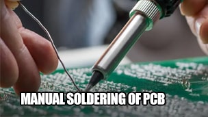 Manual Soldering of PCB
